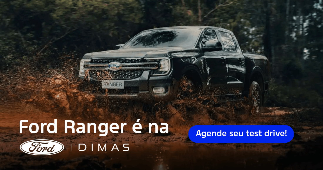 Ford Ranger é na Ford Dimas. Agende seu test drive!